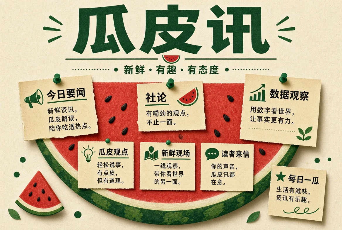 瓜皮讯栏目内容图
